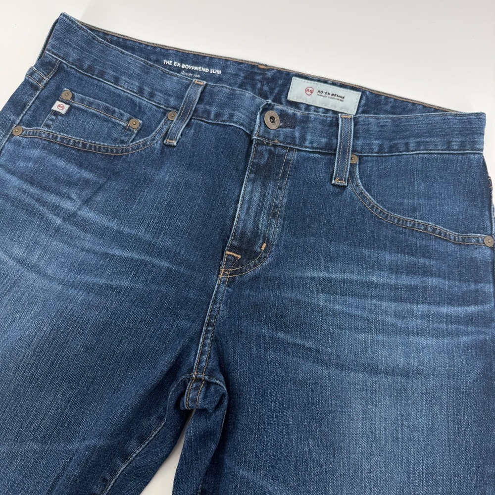 AG Adriano Goldschmied Ex-Boyfriend Slim Women 29R Blue Slouchy Denim Jeans